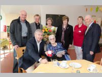 Angela Mliner feiert 101. Geburtstag im PKZ, 11.04.2014
