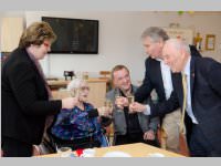 Angela Mliner feiert 101. Geburtstag im PKZ, 11.04.2014