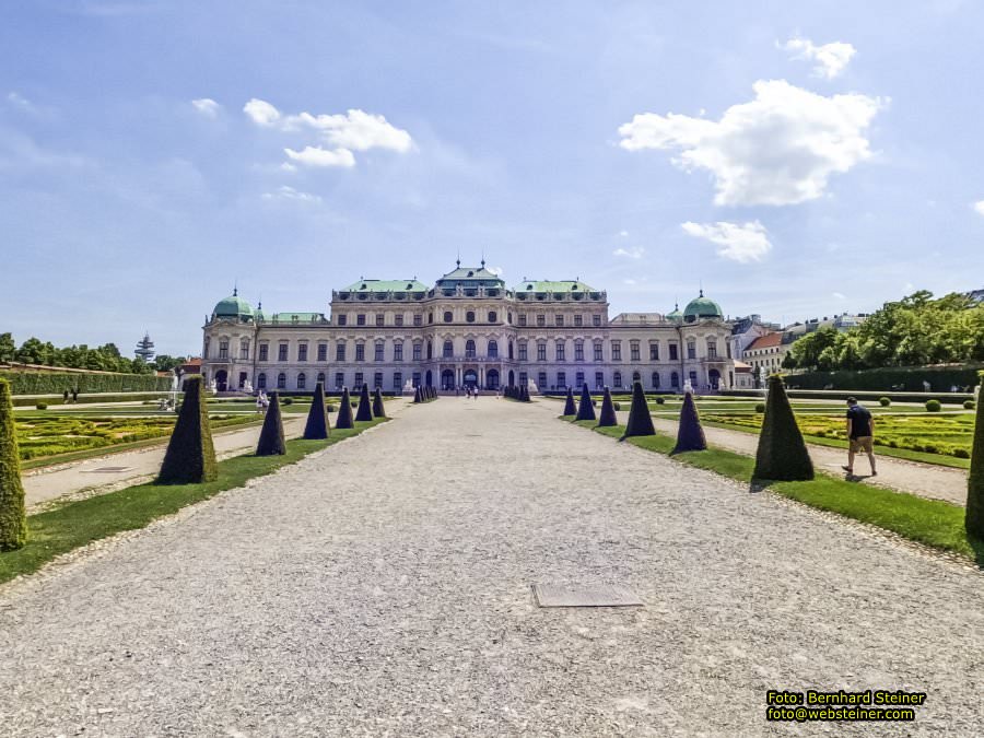 Schloss Belvedere in Wien, Mai 2022