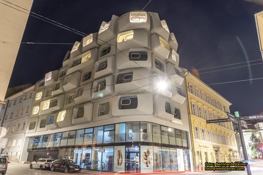 Graz bei Nacht, April 2024