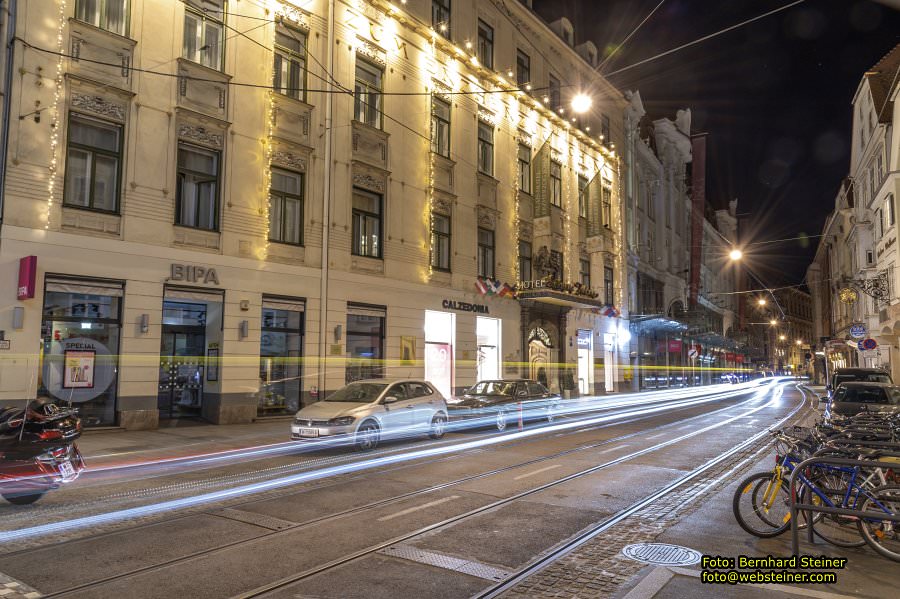 Graz bei Nacht, April 2024