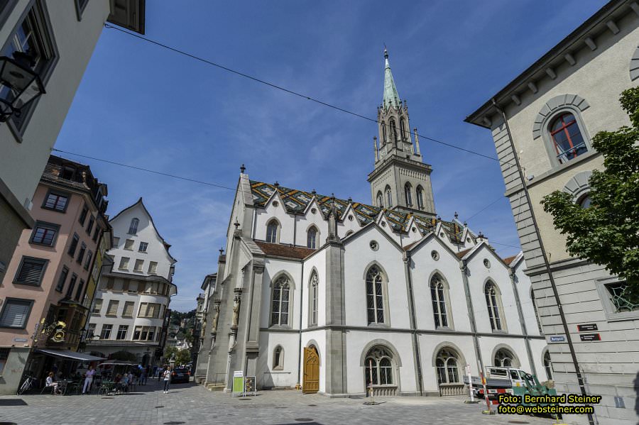 St. Gallen in der Schweiz, August 2017