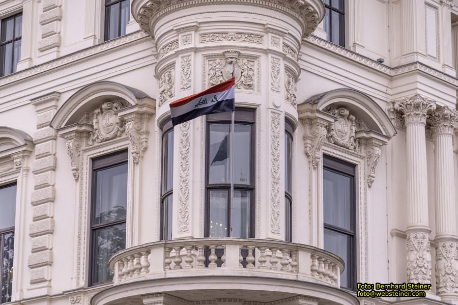 Palais Larisch-Mnnich - Botschaft der Republik Irak in Wien, September 2023
