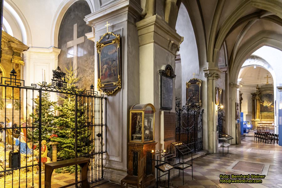 Michaelerkirche in Wien, J�nner 2023