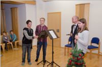 Weihnachtsstunde in der Musikschule Neufeld, 21.12.2015