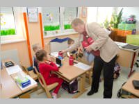 Trinkflaschen fr die Erstklssler, 09.09.2014