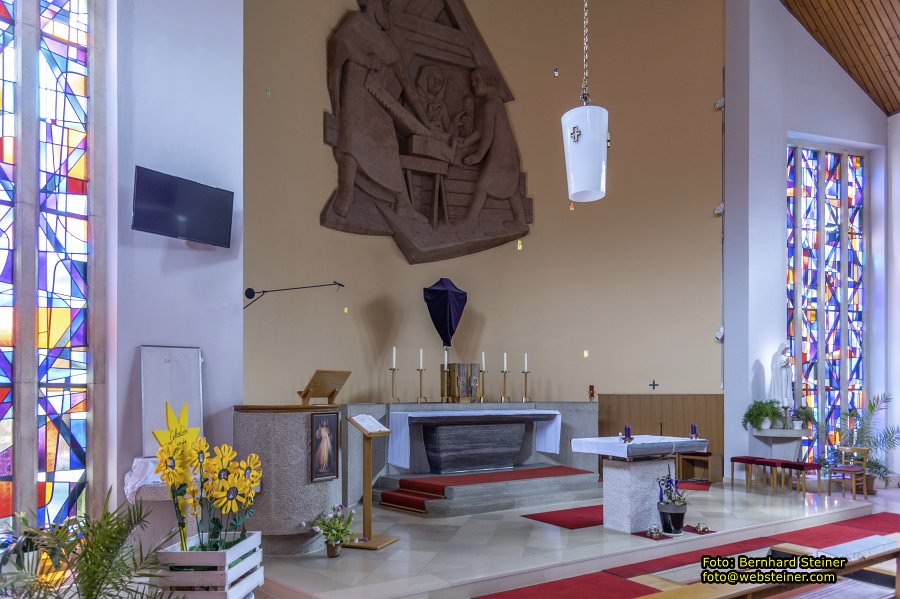 Kirche hl. Josef der Arbeiter in Grimmenstein, Mrz 2023