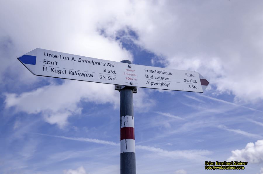 Hoher Freschen in Vorarlberg, August 2017