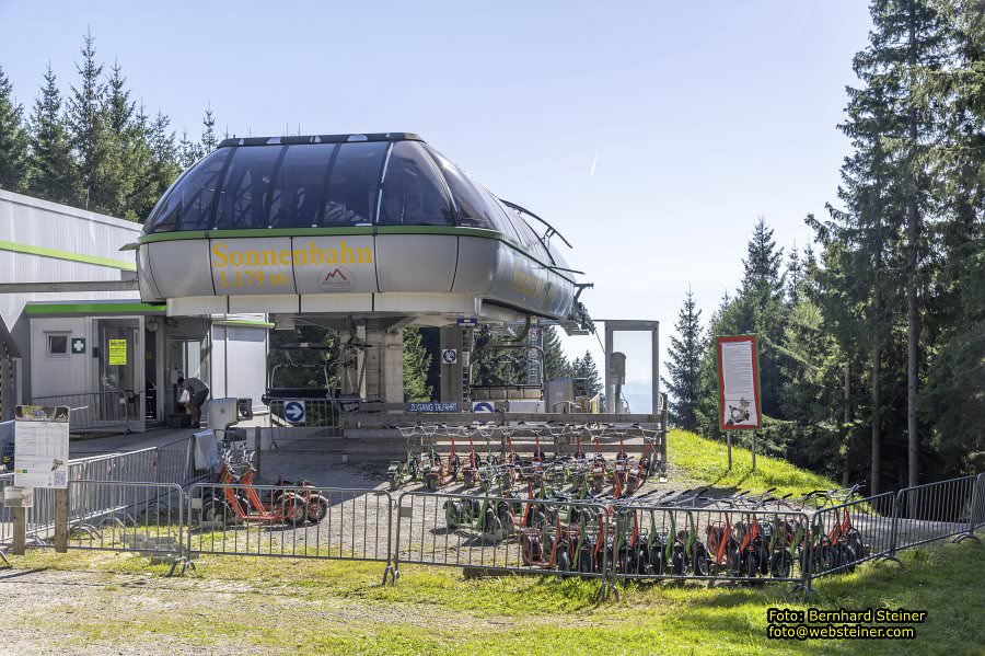 Erlebnisalm Sessellift Sonnenbahn, Mnichkirchen, September 2023