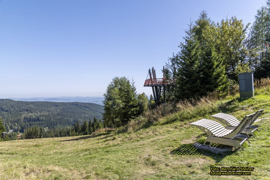 Erlebnisalm Sessellift Sonnenbahn, Mnichkirchen, September 2023