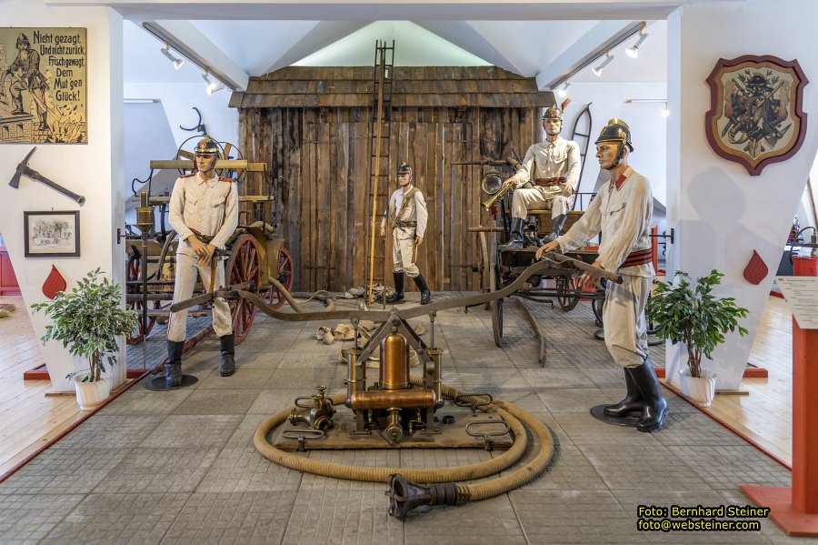Erlauftaler Feuerwehrmuseum in Purgstall an der Erlauf, Juni 2023