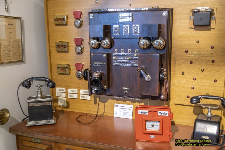 Erlauftaler Feuerwehrmuseum in Purgstall an der Erlauf, Juni 2023