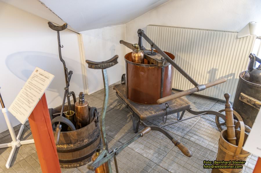 Erlauftaler Feuerwehrmuseum in Purgstall an der Erlauf, Juni 2023