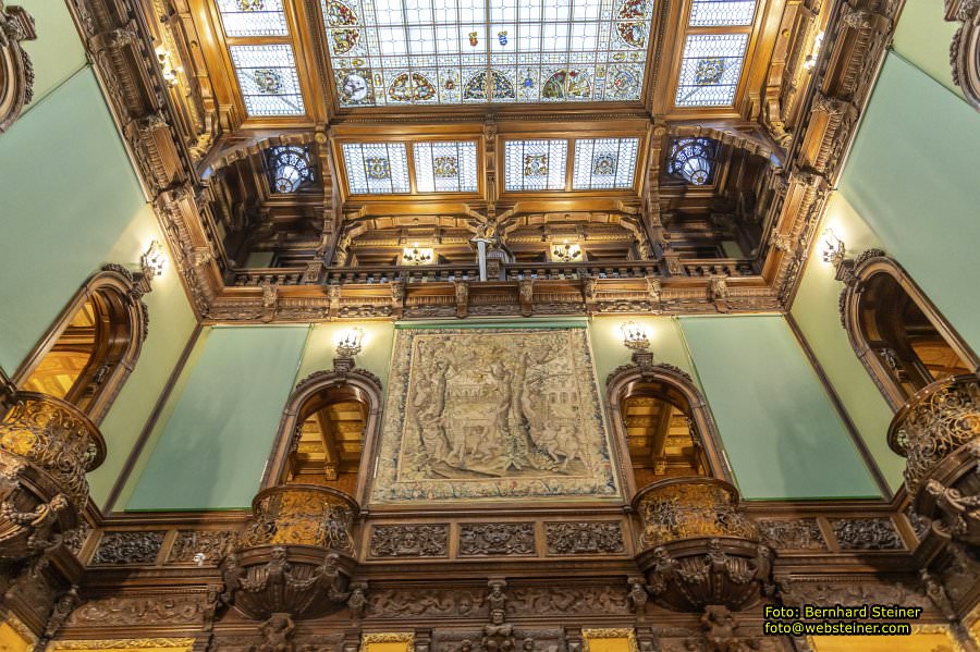 Peles, Brasov, Bran in Rum�nien, April 2024