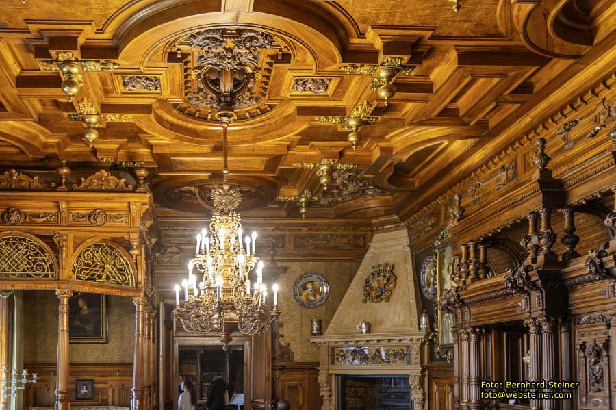 Peles, Brasov, Bran in Rum�nien, April 2024