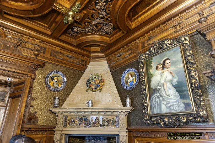 Peles, Brasov, Bran in Rum�nien, April 2024