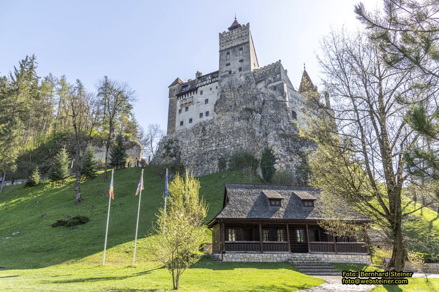 Peles, Brasov, Bran in Rum�nien, April 2024