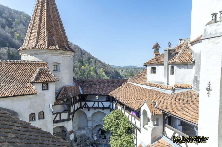 Peles, Brasov, Bran in Rum�nien, April 2024