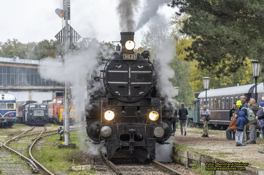 Abdampfen im Eisenbahnmuseum Das Heizhaus, Oktober 2024