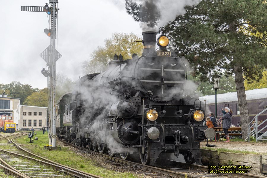 Abdampfen im Eisenbahnmuseum Das Heizhaus, Oktober 2024