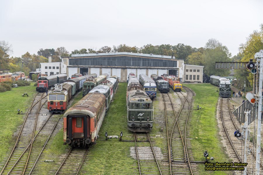 Abdampfen im Eisenbahnmuseum Das Heizhaus, Oktober 2024